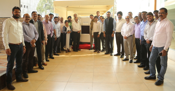 A.T.E.-HMX team along with the channel partners at the IDECool launch