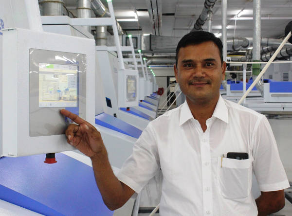 Mr Eknath, Production Manager at Jay Jay Mills