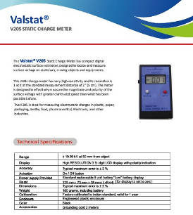 Valence V 205 Static Charge Meter