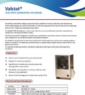 Valstat® Table Top Ionising Blower