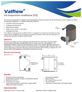 Valflow® Ink temperature conditioner (ITS)