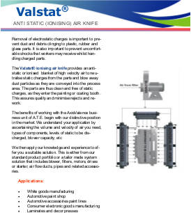 Valstat® Ionising Air Knives