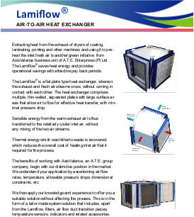 LAMIFLOW Heat Recovery System