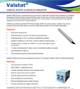 Valstat® VS 20 Active AC Static Eliminator