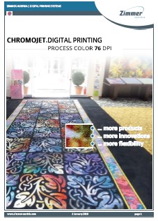 ChromoJET Digital Printing Process Colour 76 dpi