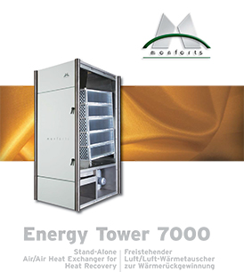 Monforts heat recovery energy tower