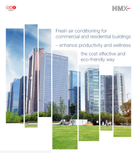 Fresh air conditioning for commercial and residential buildings