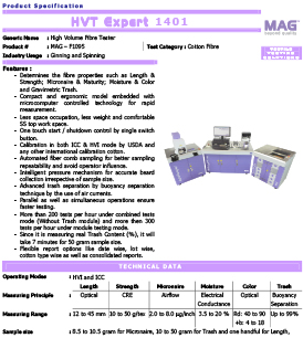 MAG HVT Expert 1401 high volume fibre tester