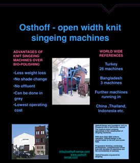 Osthoff Doublejet - Singeing Machine