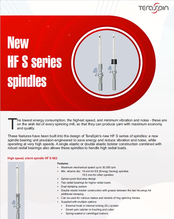 New HF S series spindles