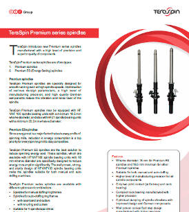 TeraSpin Premium series spindles