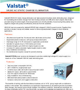 Valstat® VR20 C AC Static Charge Eliminator