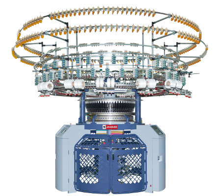 TXF SJ 4 colour/6 colour auto striper single jersey machine
