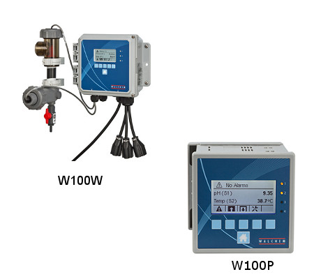 Water treatment system control: W100W, W100P