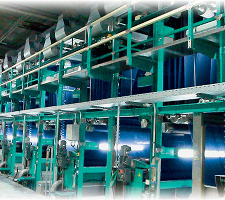 Indigo dyeing machines